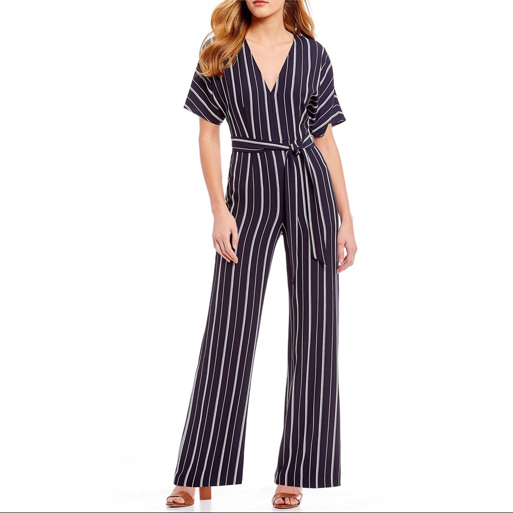 Gianni Bini Nicole Jumpsuit - Black, Red, White